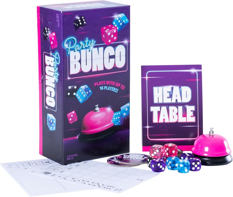Goliath Endless Games Bunco Dice Party Game – Classic Fast-Paced Game for 2-16 Players | Ages 14+ | Includes Dice, Score Pad, and Accessories - Image 2